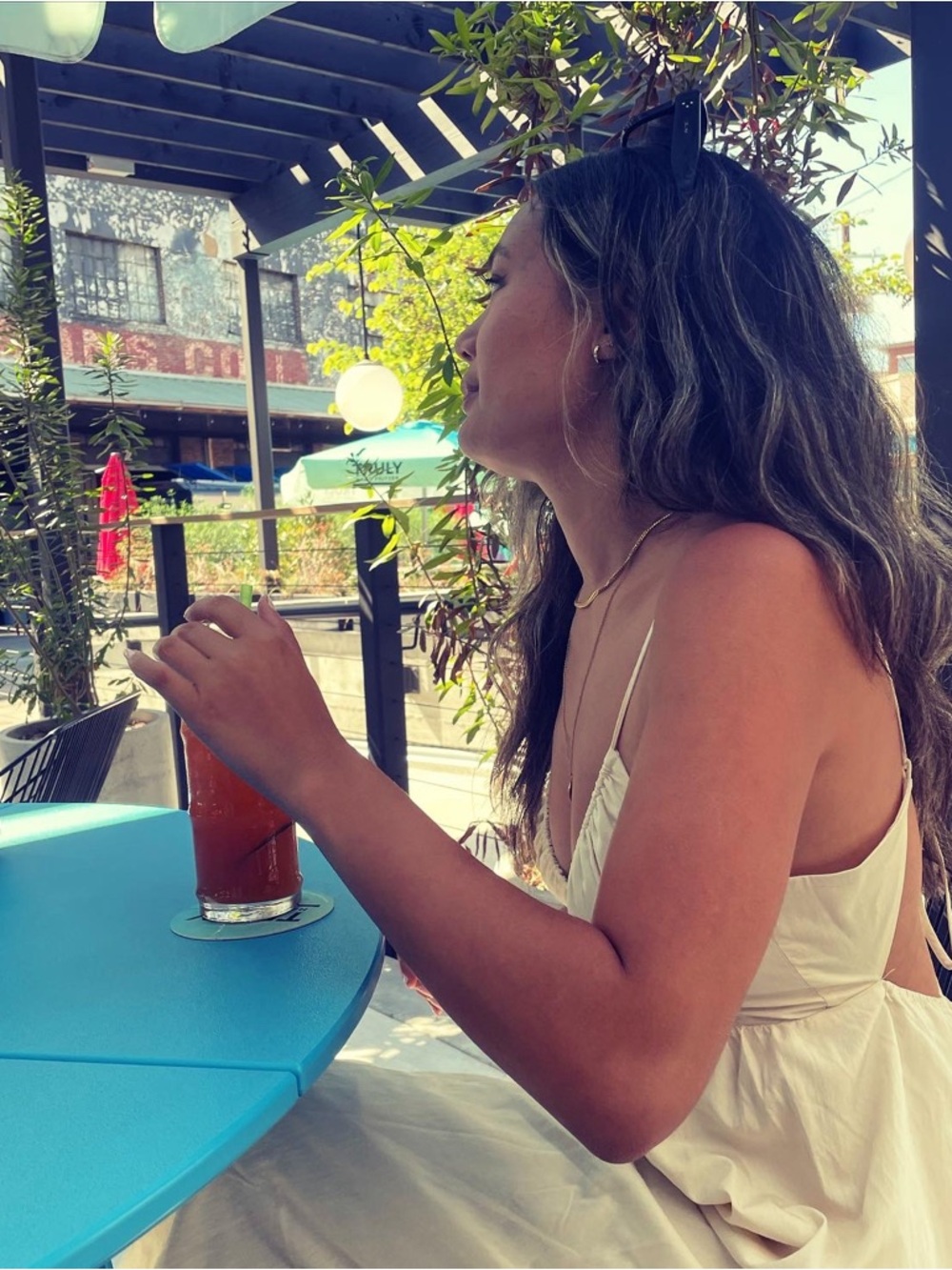 Pastel Cream Maxi Dress with Spaghetti Straps